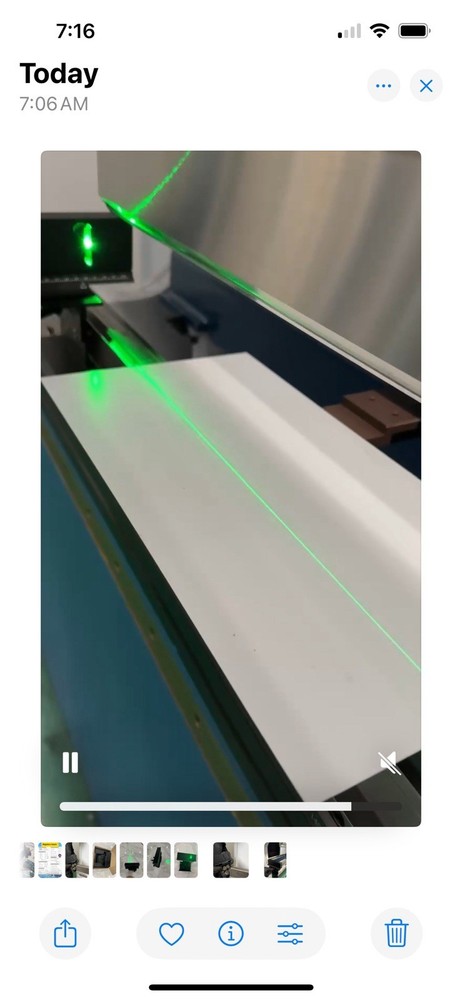 PRESS BRAKE LASER BENDING ALIGNMENT TOOL