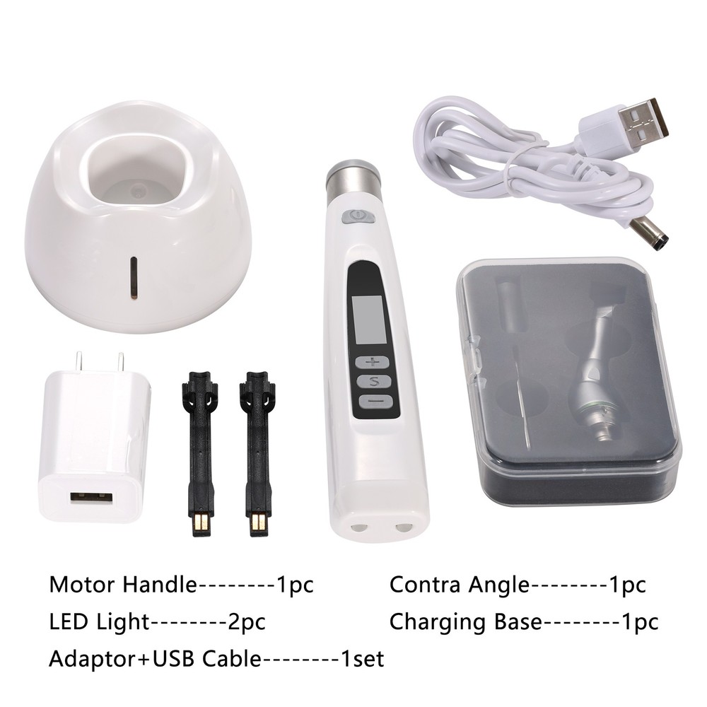 Wireless Endo Motor Handpiece LCD Display Auto Reverse Portable