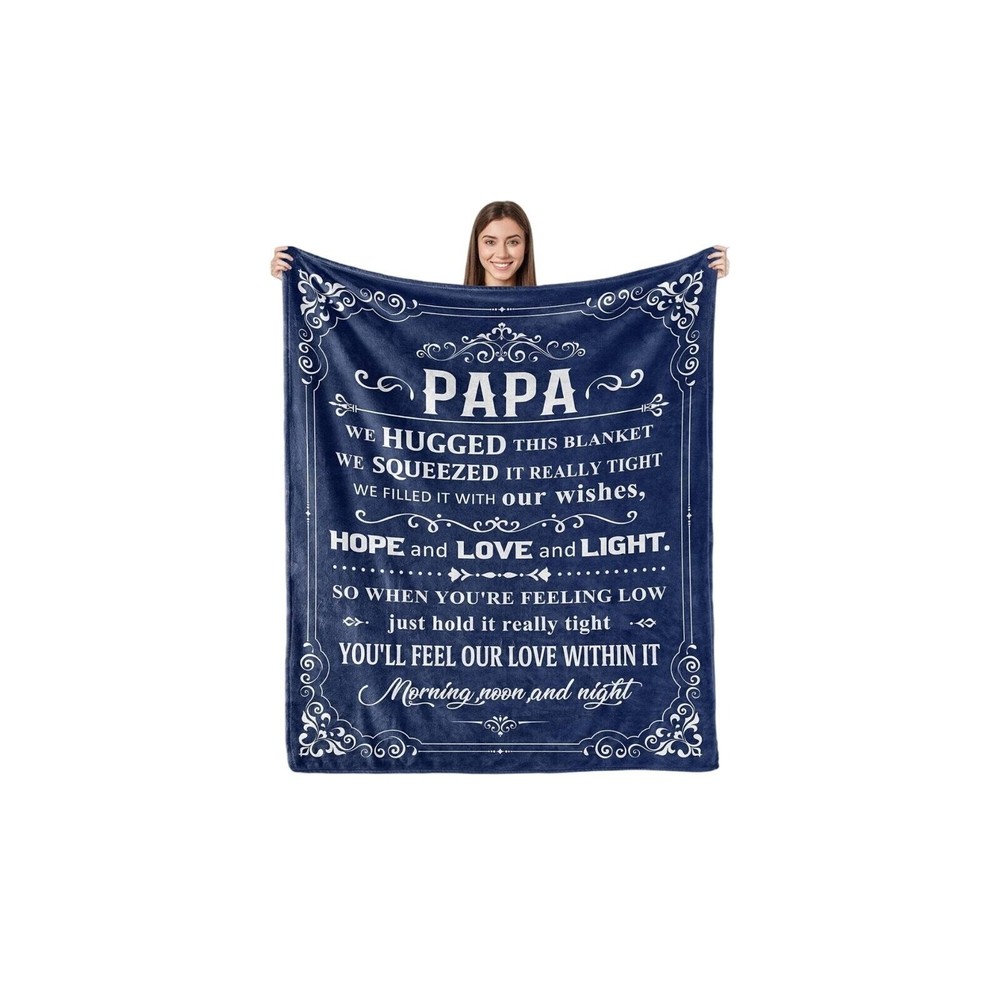 60x50 New Papa Blanket
