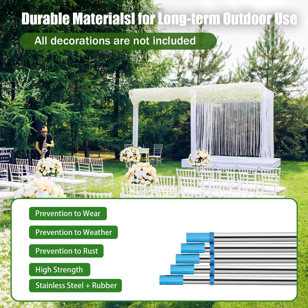 10'x50' Backdrop Stand Pipe Kit,Background Support System Curtain Frame HOT NEW