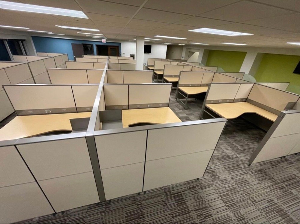 Herman Miller Cubicle Desk Set