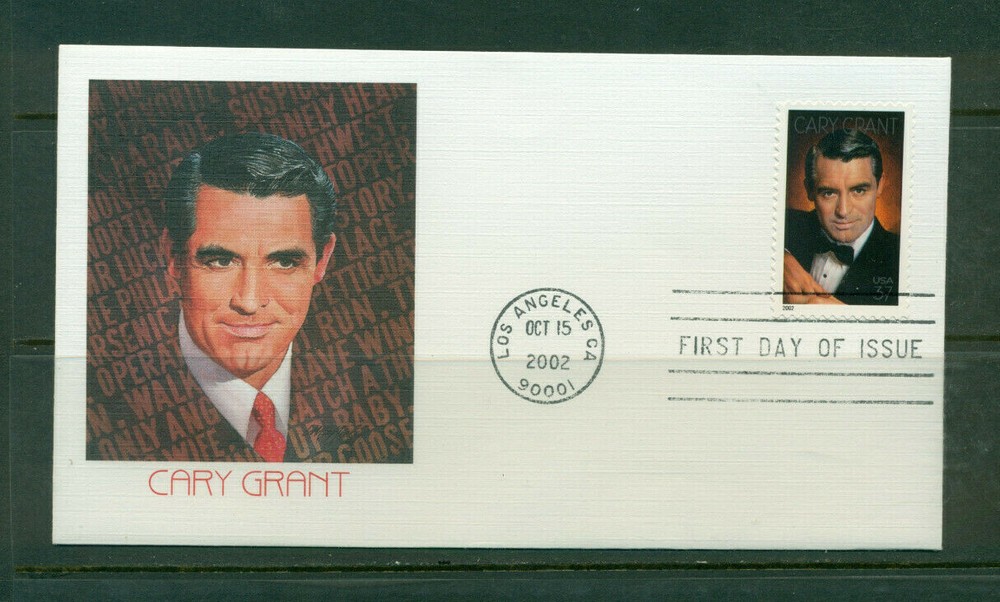 2002 First Day of Issue - Postage Stamp honoring Cary Grant = Fleetwood