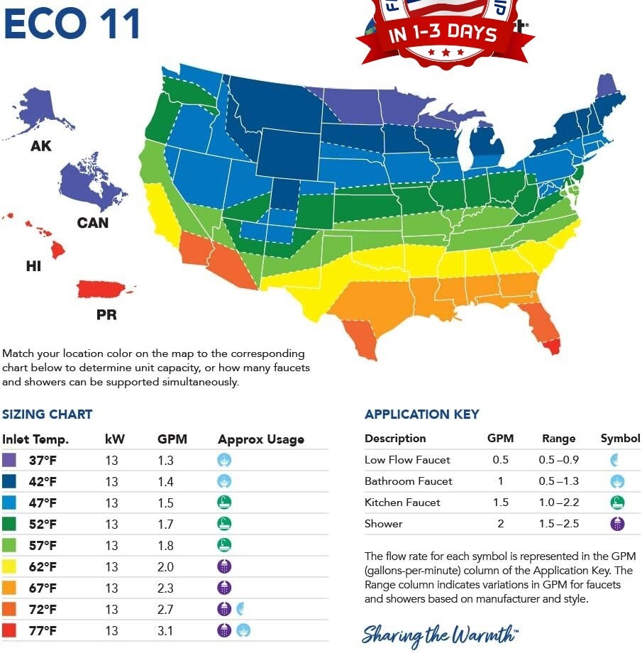 220/240 V Calentador Instantaneo De Agua Electrico Ducha Baño 13000W Sin Tanque