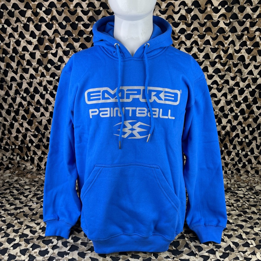 NEW Empire Paintball Hooded Pull Over Sweatshirt - Blue - Medium
