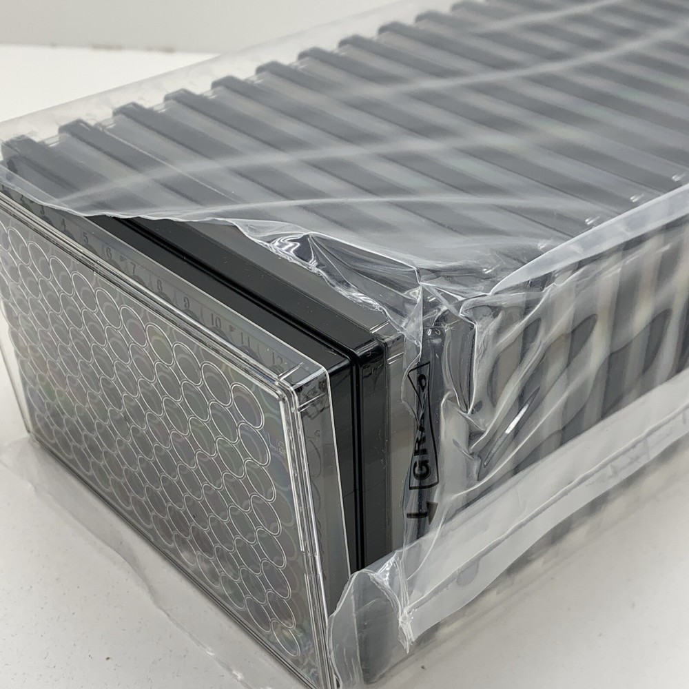 (20-Pack) Corning 3916 Solid Black Flat Bottom TC-treated Microplate EXPIRED2019