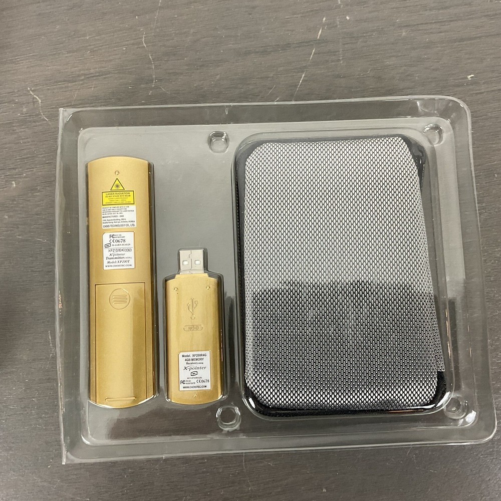 X-Pointer XP200TR4G 18K Gold Presentation RF Wireless Presenter Laser Pointer