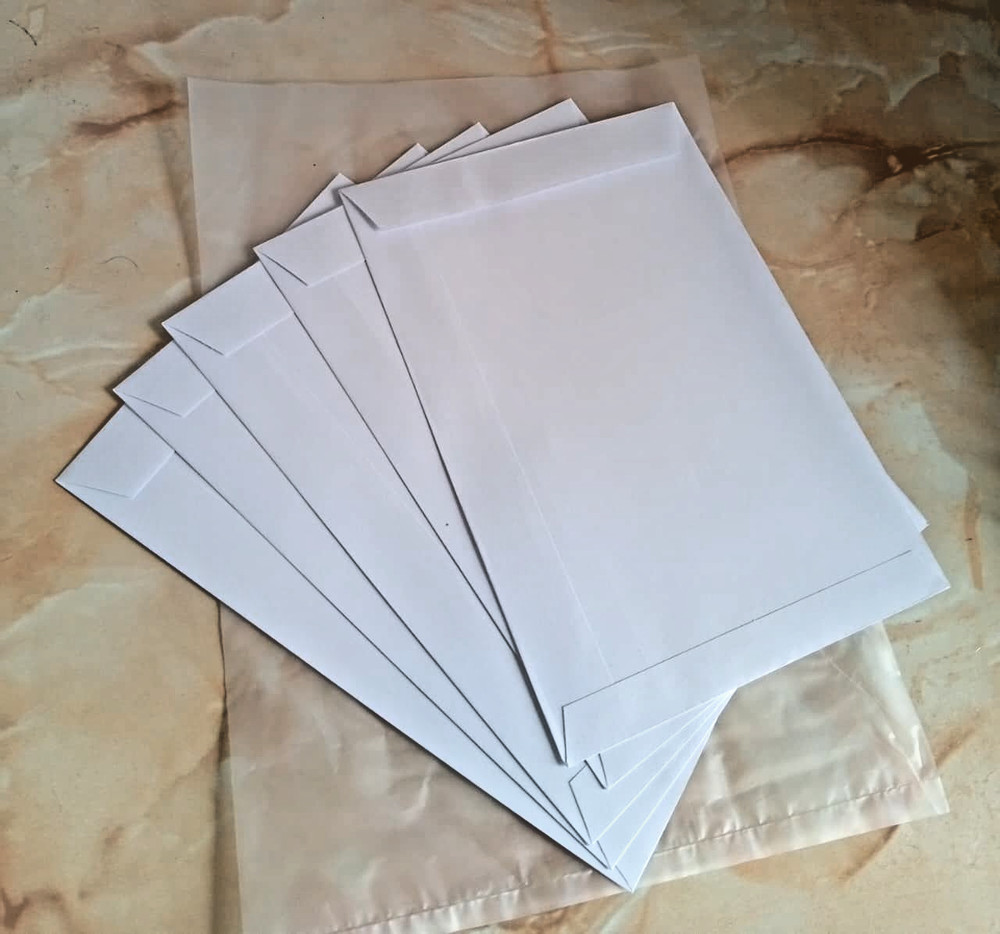 White Envelope Seals 24.3Cm Length X 16.8Cm Width