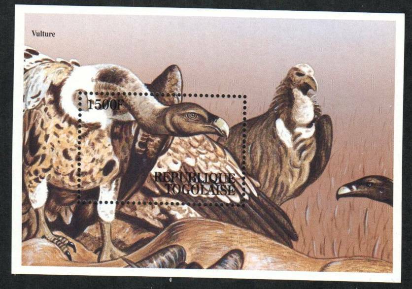 Togo Stamp 1624 - Vultures