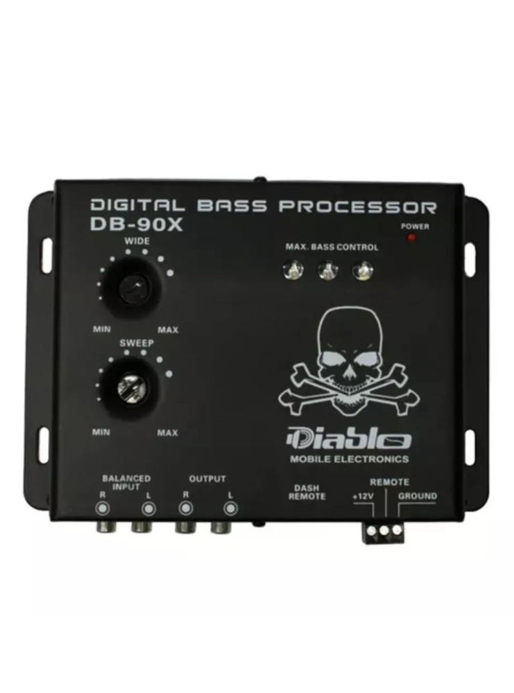 Diablo DB-90X Car Audio Digital Bass Processor w/ Remote Control