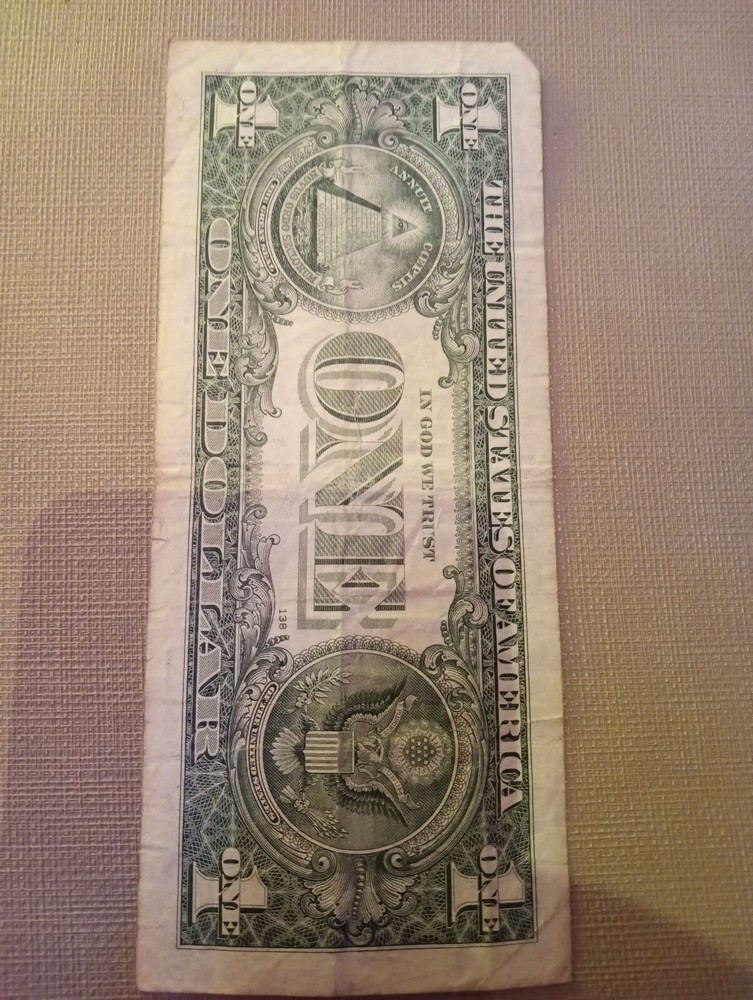 1Dollar Bill ERROR!! ERROR!!! 2013SERIES ( On Sale Hurry Up!!!)