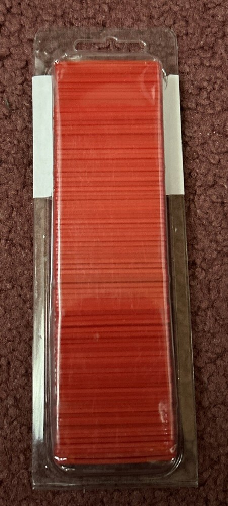 Plastic Scraper Blades 100 Single Edge Plastic Non scuffing Blades
