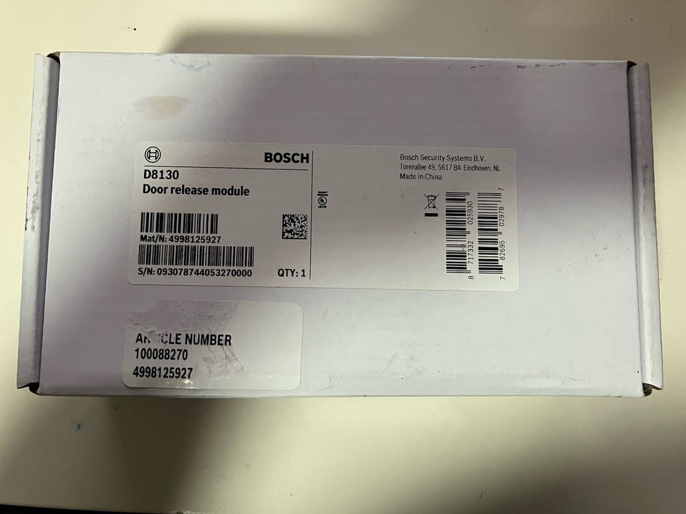 NEW IN BOX Bosch D8130 Door Release Module!