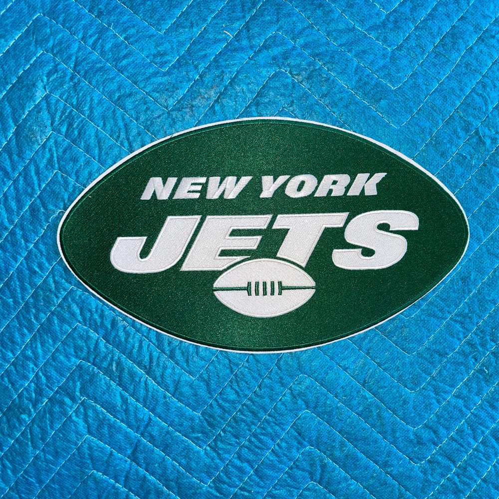 HUGE NEW YORK JETS IRON-ON PATCH