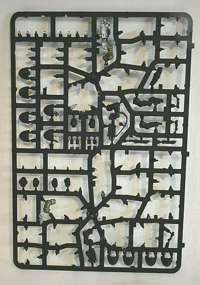 Warhammer 40K Space Marines Primaris Bits on Sprue Primed