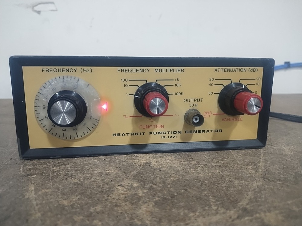 Vintage Heathkit IG-1271 Function Generator - Ham Radio Test.