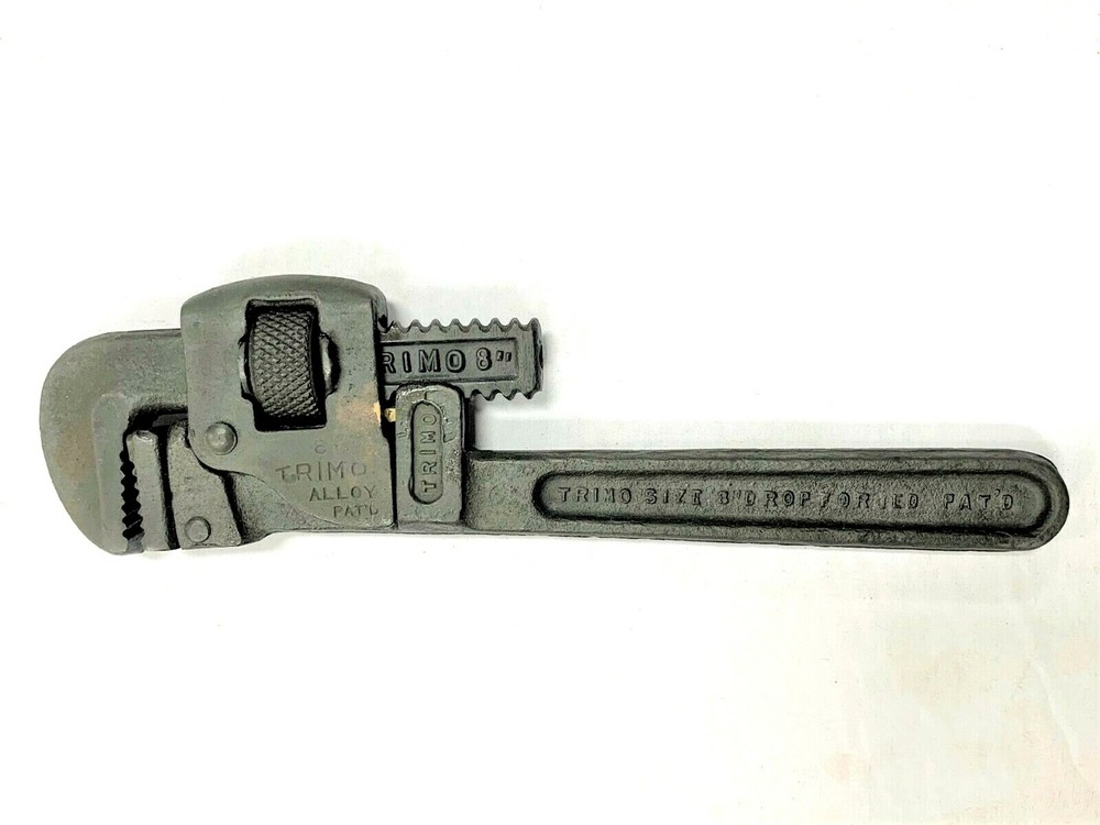 Antique Trimont MFG CO Trimo 8” Pipe “Monkey” Wrench