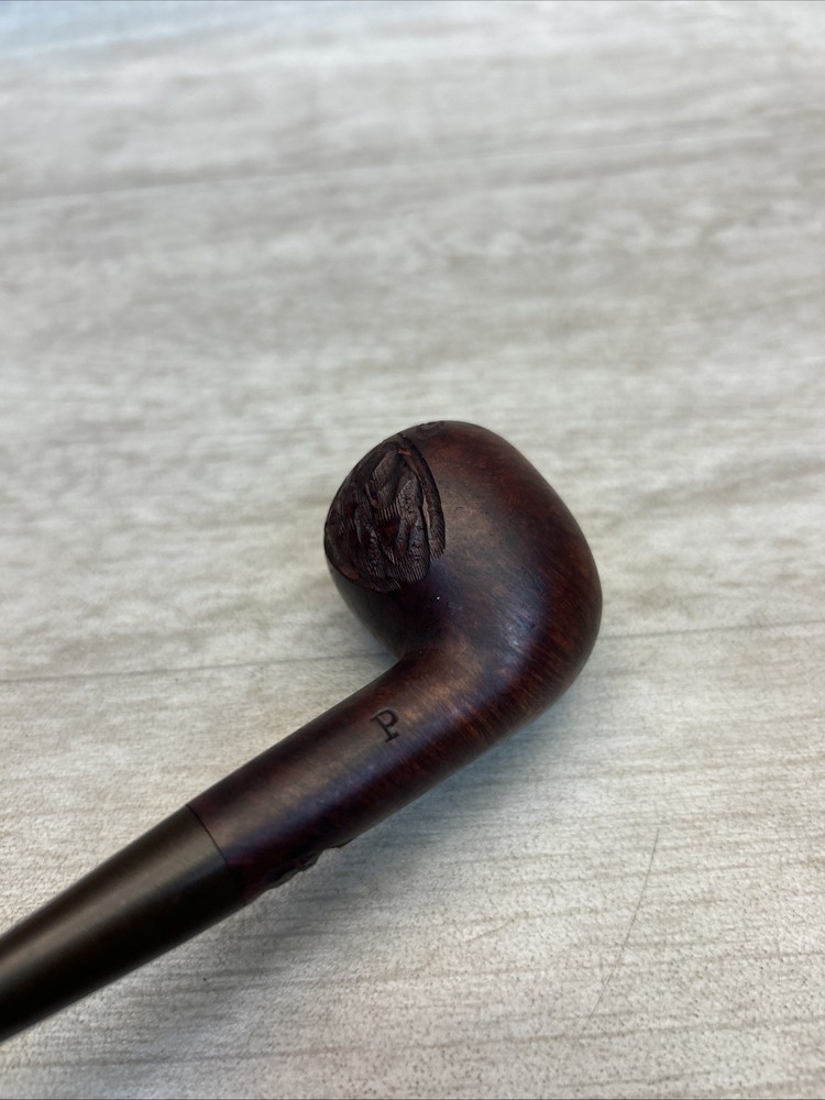 EHRLICH IMPORTED-BRIAR smoking Pipe Beautiful Grain “P” “E”