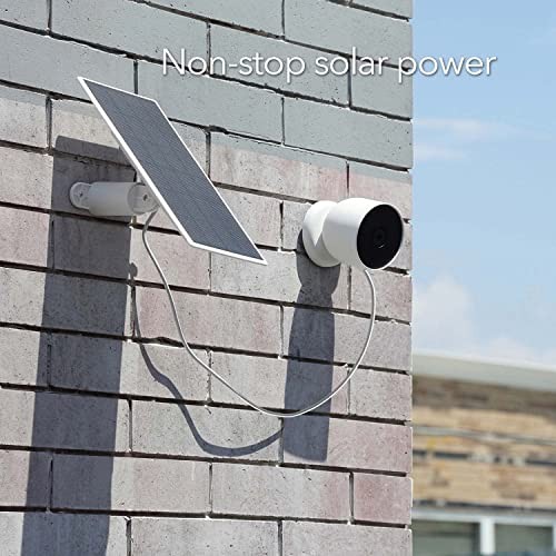 Solar Panel, Solar Panel Charger for Google Nest Cam 1 Pack - Solar Panel