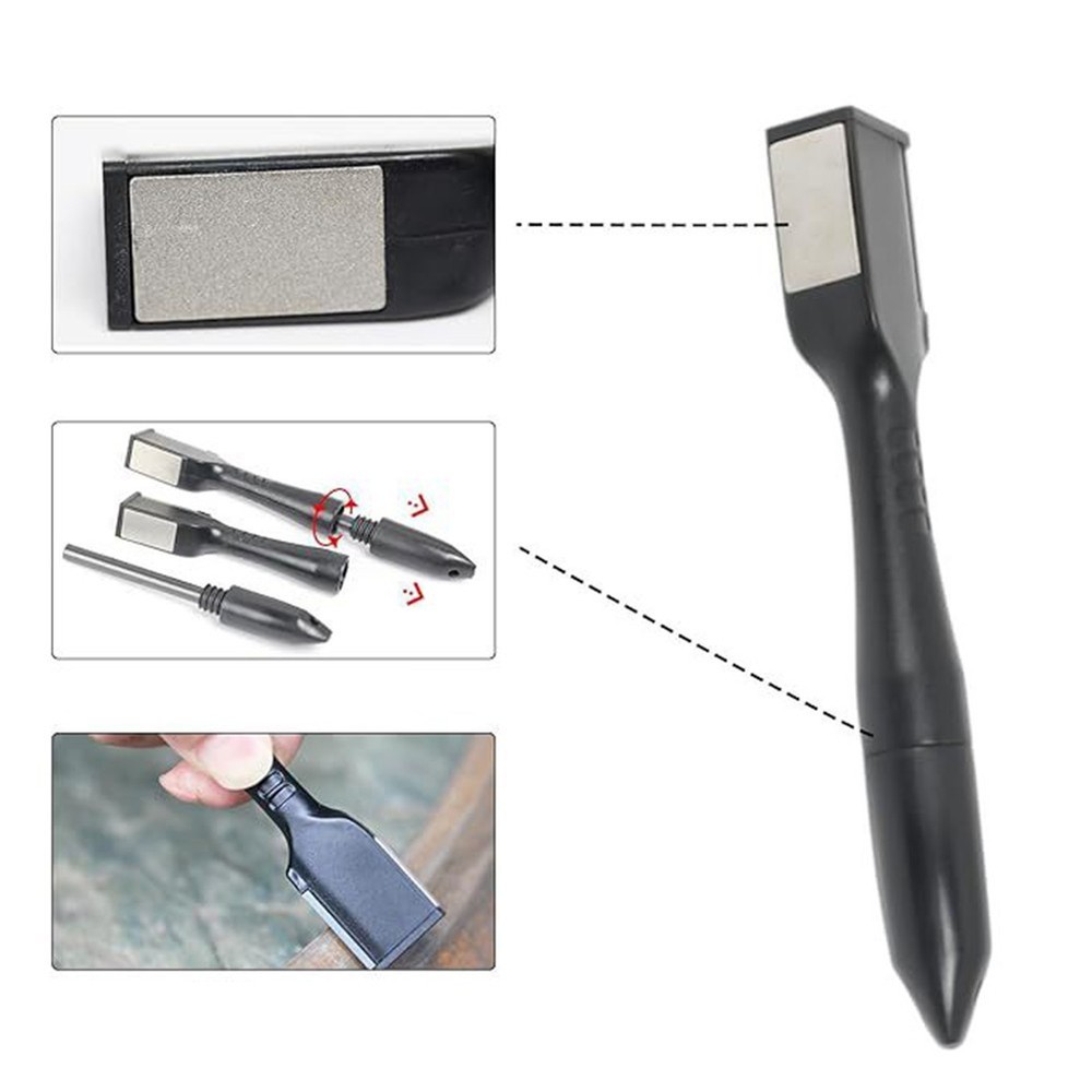 Camping Essential Ergonomically Designed 3 in 1 Survival Sharpener Tool
