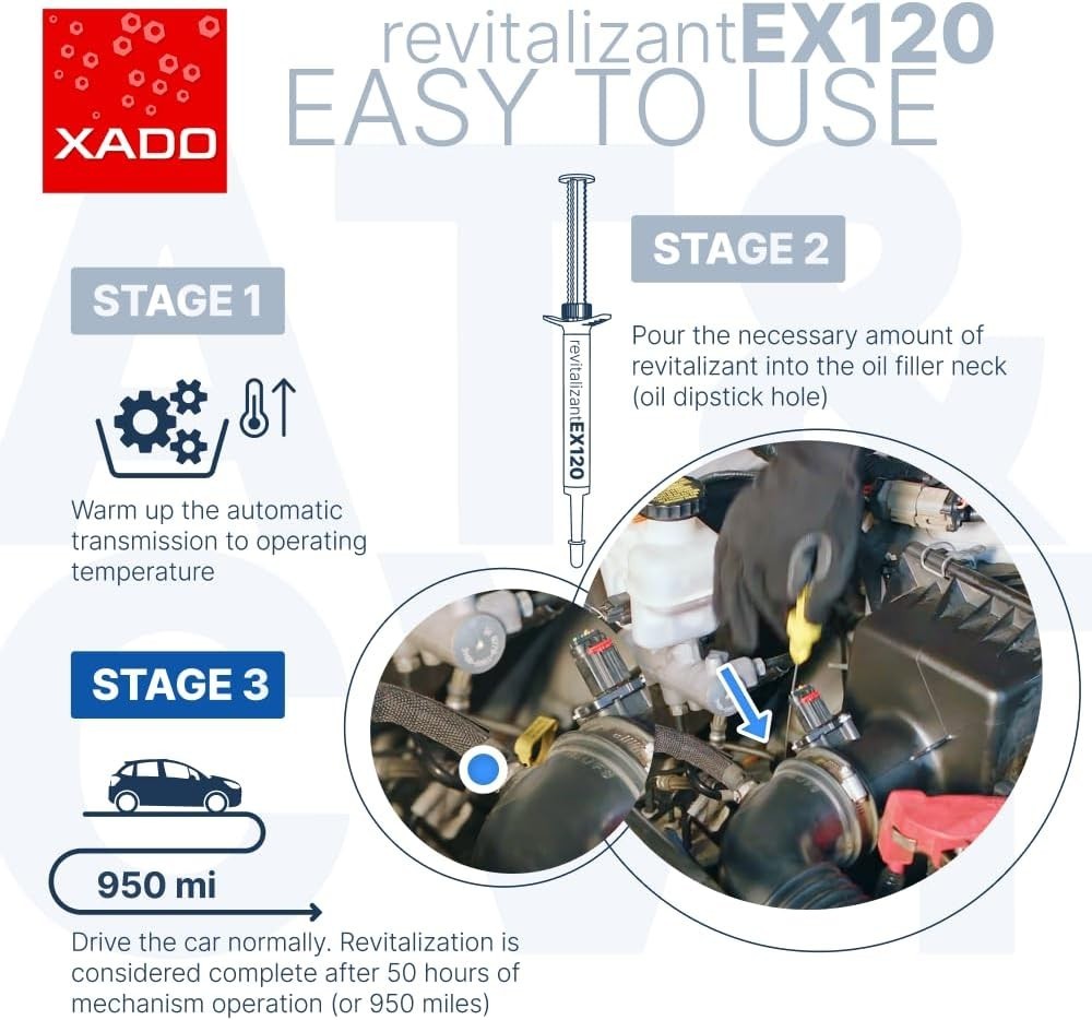 EX120 Automatic Transmission Treatment - Reduce Vibration