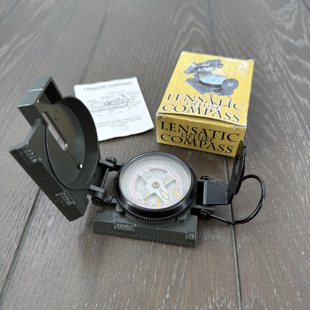 World Of Science Deluxe Lensatic Compass, Working