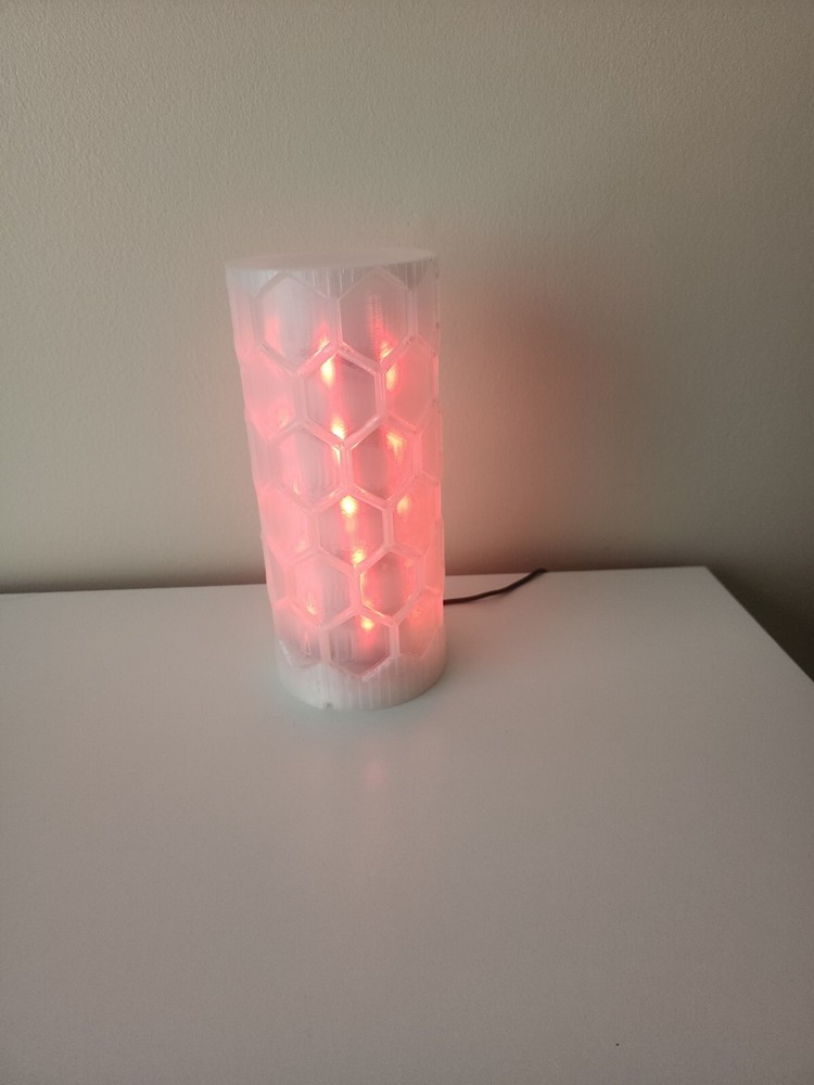 Hex Multi-Color LED Lamp with remote