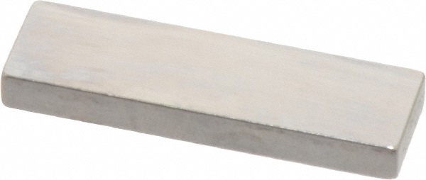 Mitutoyo 0.13" Rectangular Steel Gage Block Accuracy Grade 0, Includes Certif...