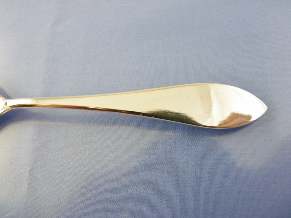 unknown TUDOR style SILVER .800 SUGAR SPOON BY POLISH MAKER