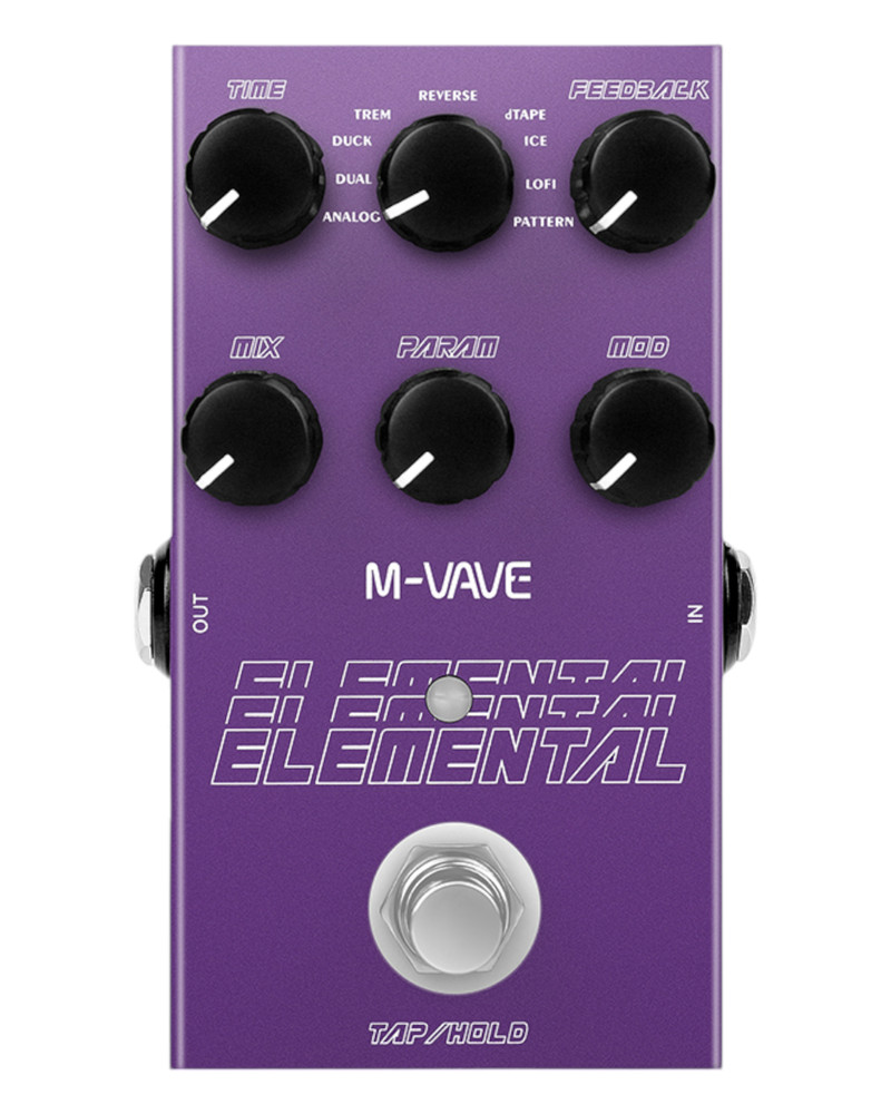 M-Vave Elemental Guitar Delay Effects Pedal / 9 Delay Effects