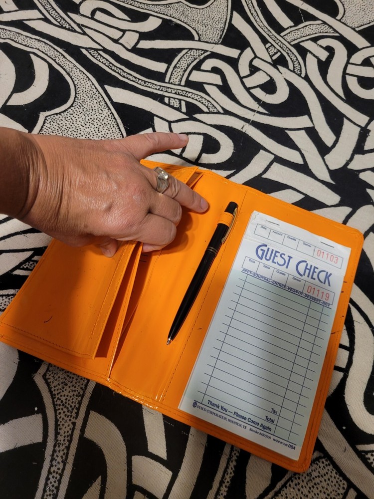 Waitress Billfold-Order & Bank Book