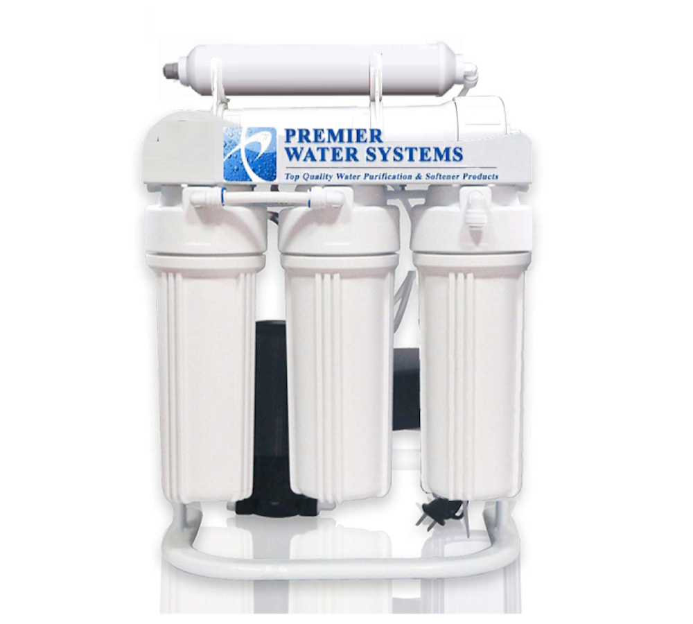 PREMIER REVERSE OSMOSIS WATER SYSTEM 200 GPD WITH BOOSTER PUMP 6 Stage