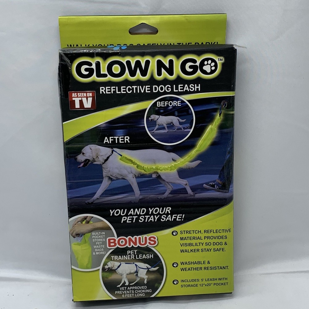 GLOW N GO Reflective Dog Leash