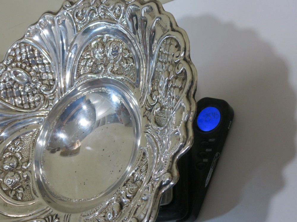 Hazorfim Sterling silver Footed Bowl, 254 grams