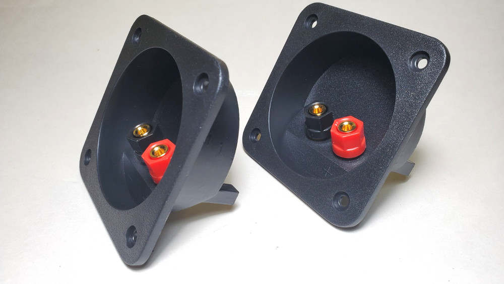 2-Pack High Quality Gold Plated Speaker Terminal Cup