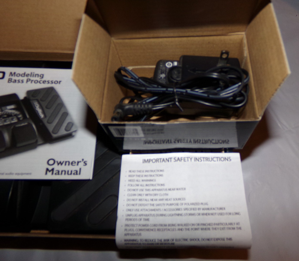 DigiTech BP 90 Bass Multi-Effects Processor w/ Power Supply