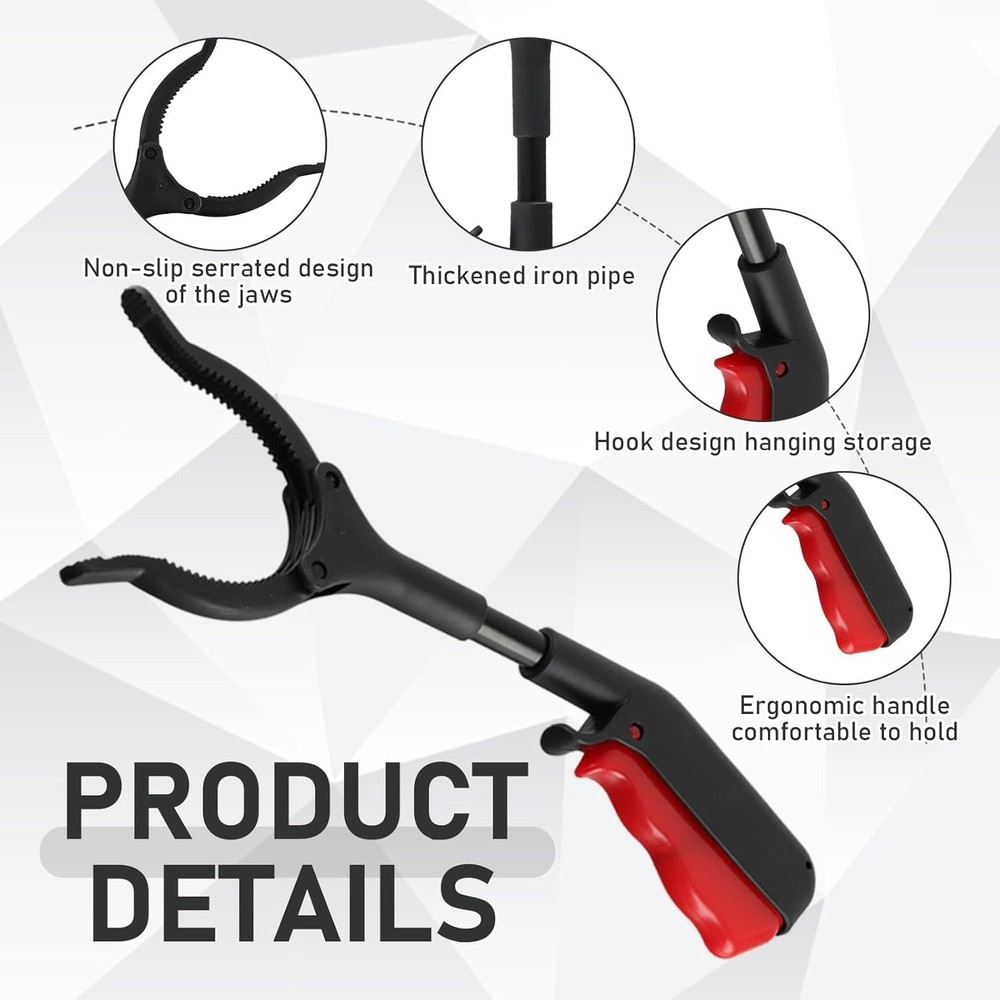 Short Grabber Reacher Tool 2 PCS,Small Tools Non-Slip...