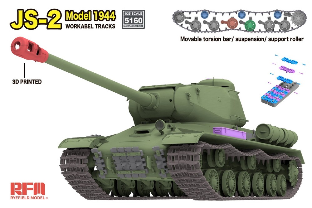 RYEFIELD MODEL RFM RM-5160 1/35 JS-2 Model 1944
