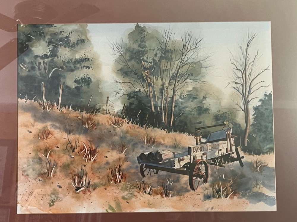 Original Watercolor By Taylor H Blakely Signed