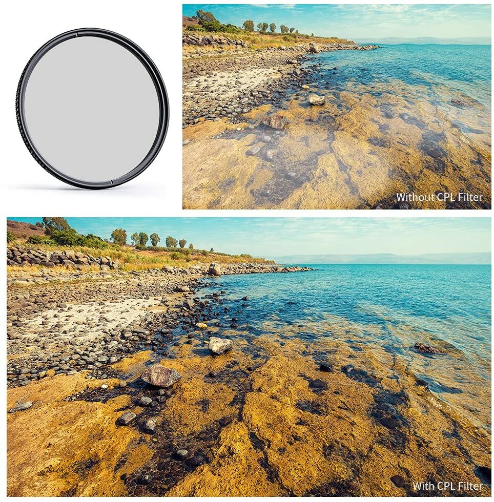 K&F Concept 52MM CPL Filter Circular Polarizing Filter Polarized MRC Slim Filter