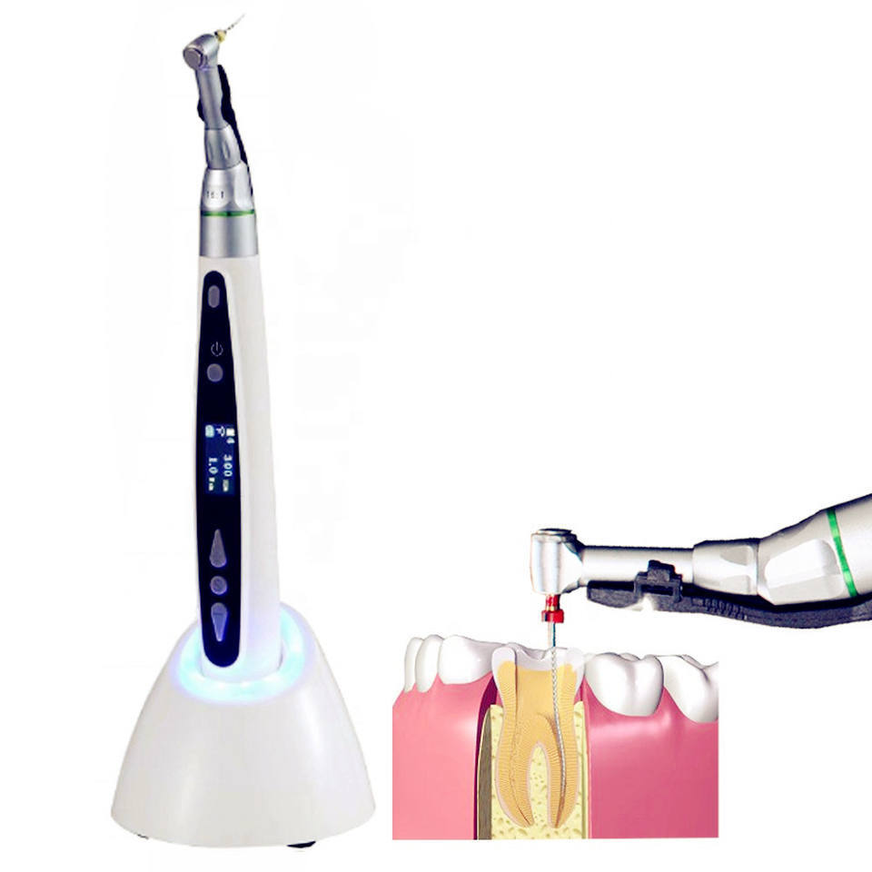 Dental Wireless Endo Motor with LED Light 16:1 Contra Angle 9 Programs YDK-EM-II
