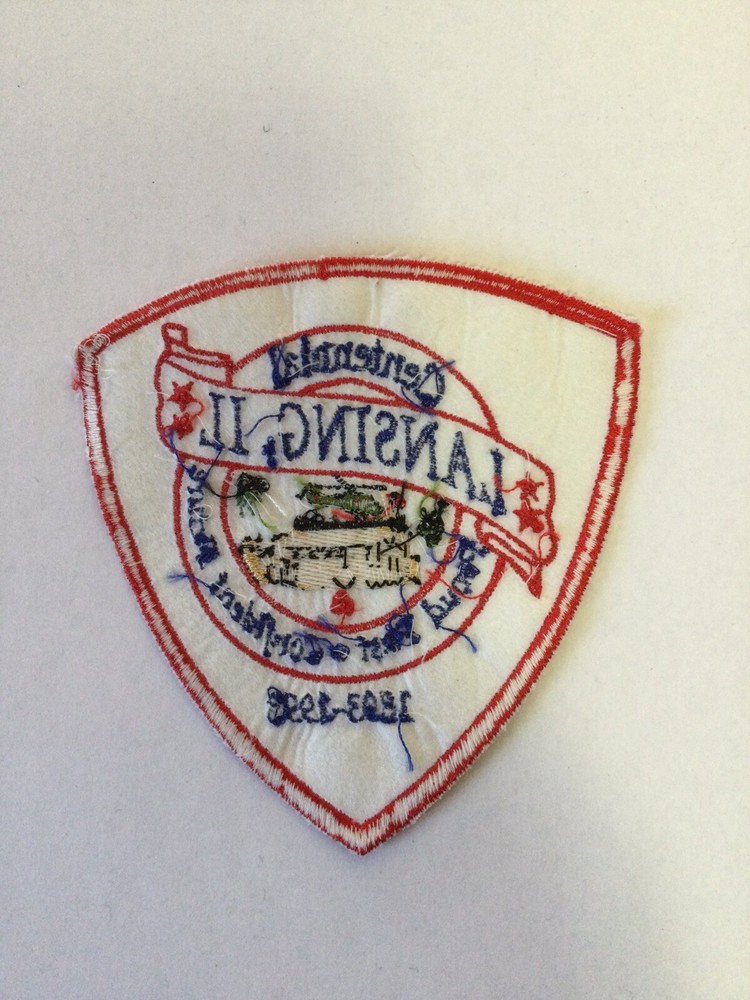 LANSING ILLINOIS IL POLICE PATCH CENTENNIAL