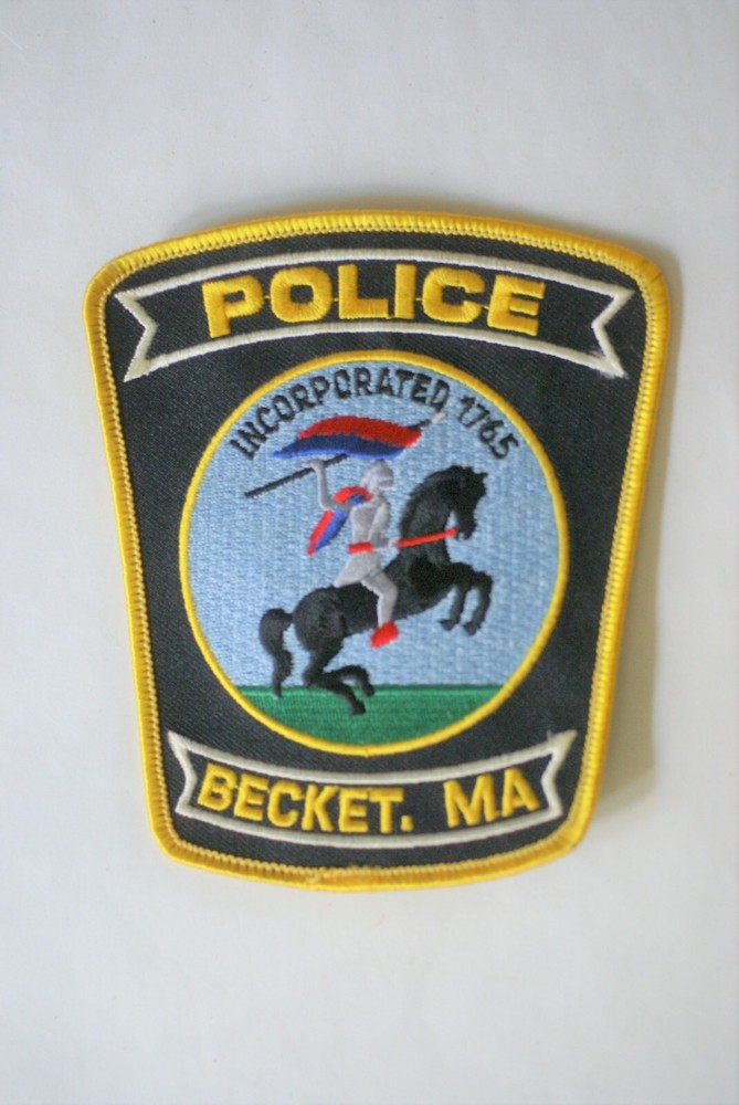 Becket Police patch, Massachusetts
