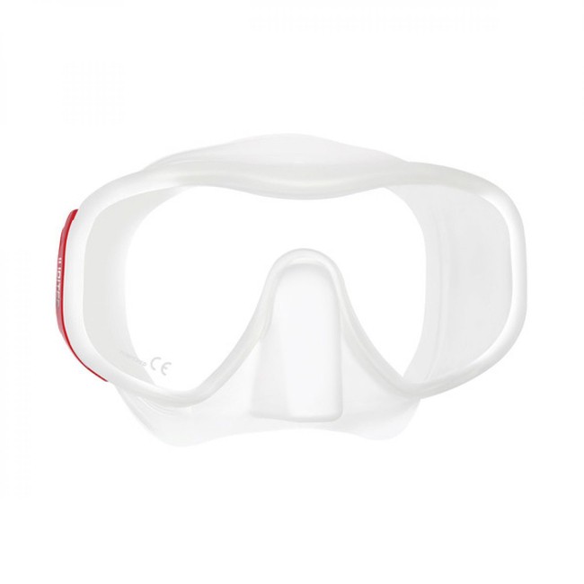 Mares Jupiter Frameless Mask - Red/White