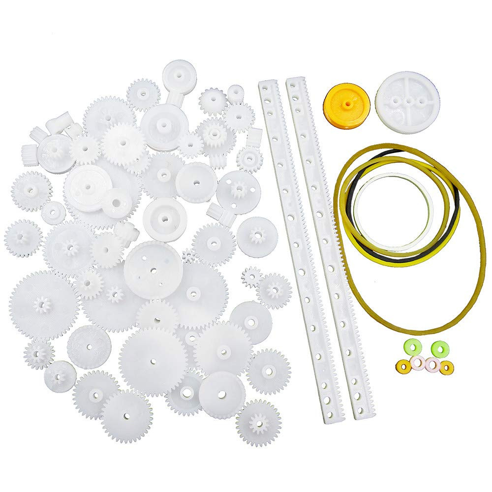 75 Type Plastic Crown Gear Single Double Reduction Gear Worm Gear (Original Vers