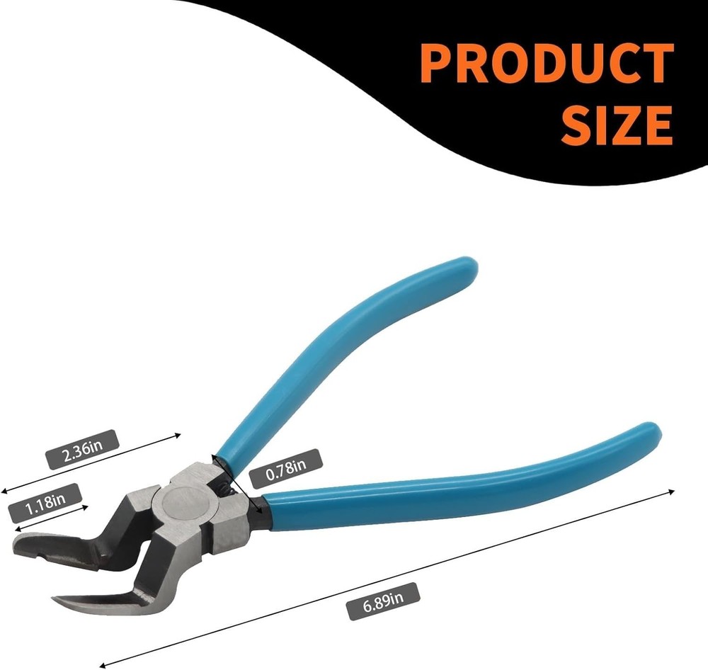 Mutipurpose Diagonal Cutting Pliers Wire Flush Cutters Stripper Car Trim Panel C