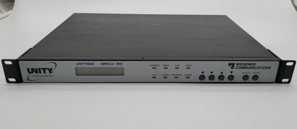 Wegener Communications Unity 4000 MPEG-2 IRD RECEIVER