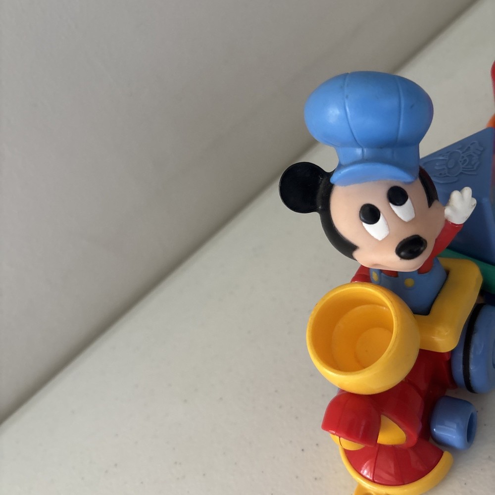 Vintage Disney Mickey Mouse Figure Train