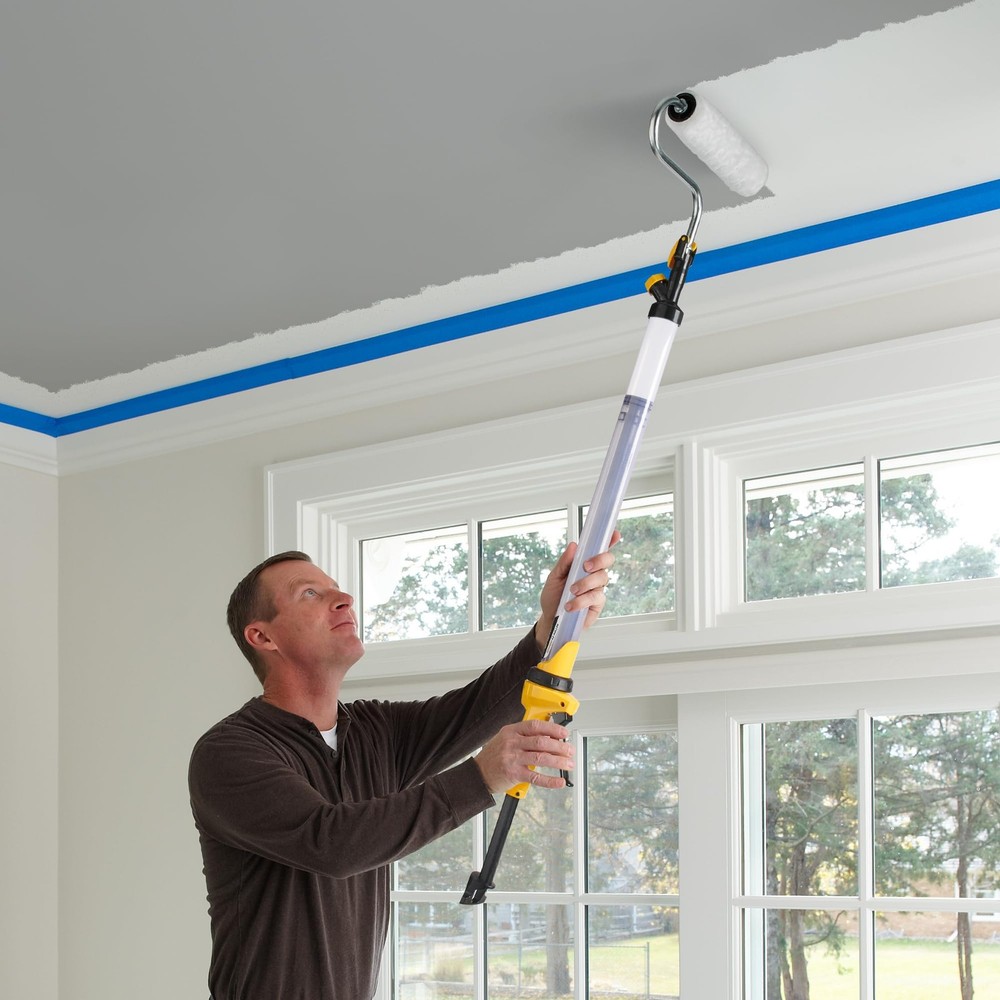 Spraytech 2419329 PaintStick EZ Roller Paint Roller, Long Handle Extension Ro...