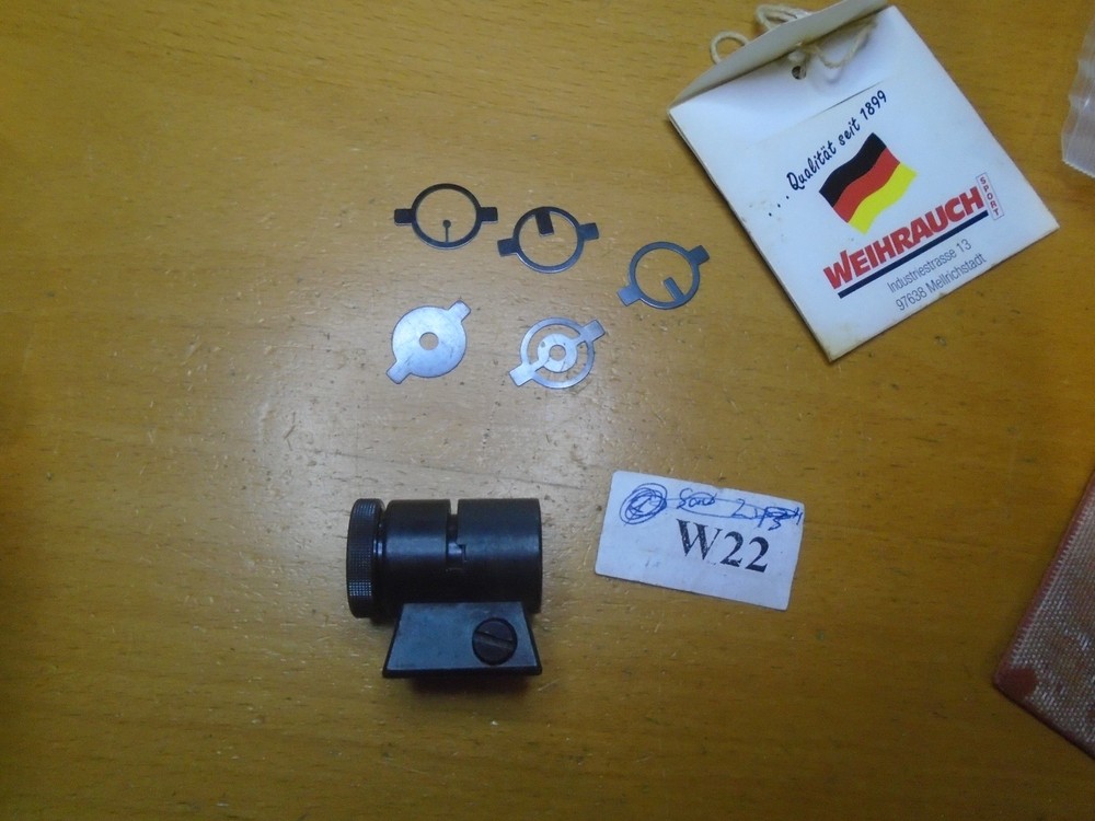 Weihrauch Air Rifle Front Globe Sight With Inserts