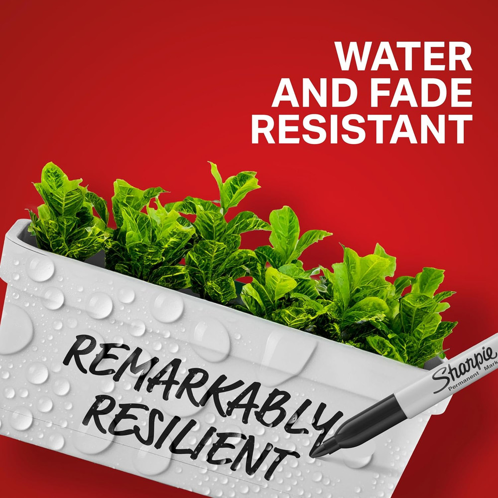 Permanent Markers Variety Pack, Includes Chisel, Fine, and Ultra-Fine Tips, M...